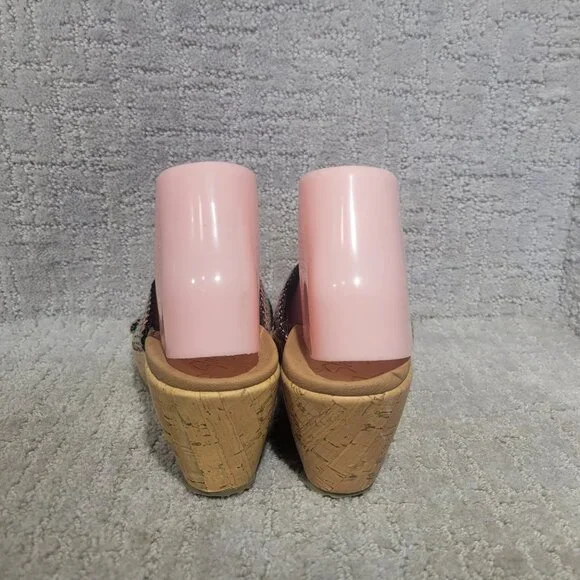 Skechers Beverlee Women's Size US 8 Rainbow Wedge Cross Strap Sandals - Picture 8 of 10